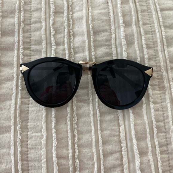 ATTCL Round Polarized Sunglasses for Women - UV Protection Metal frame - Picture 3 of 8